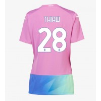 Camisa de Futebol AC Milan Malick Thiaw #28 Equipamento Alternativo Mulheres 2023-24 Manga Curta